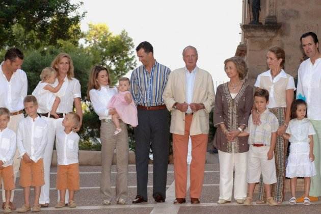 familia real en Marivent familia real en Marivent