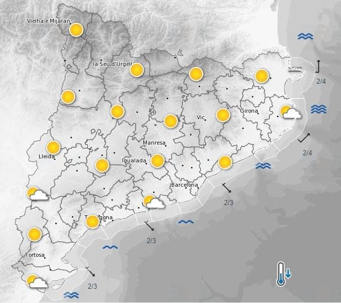 Previsio Tiempo 11 octubre meteocat