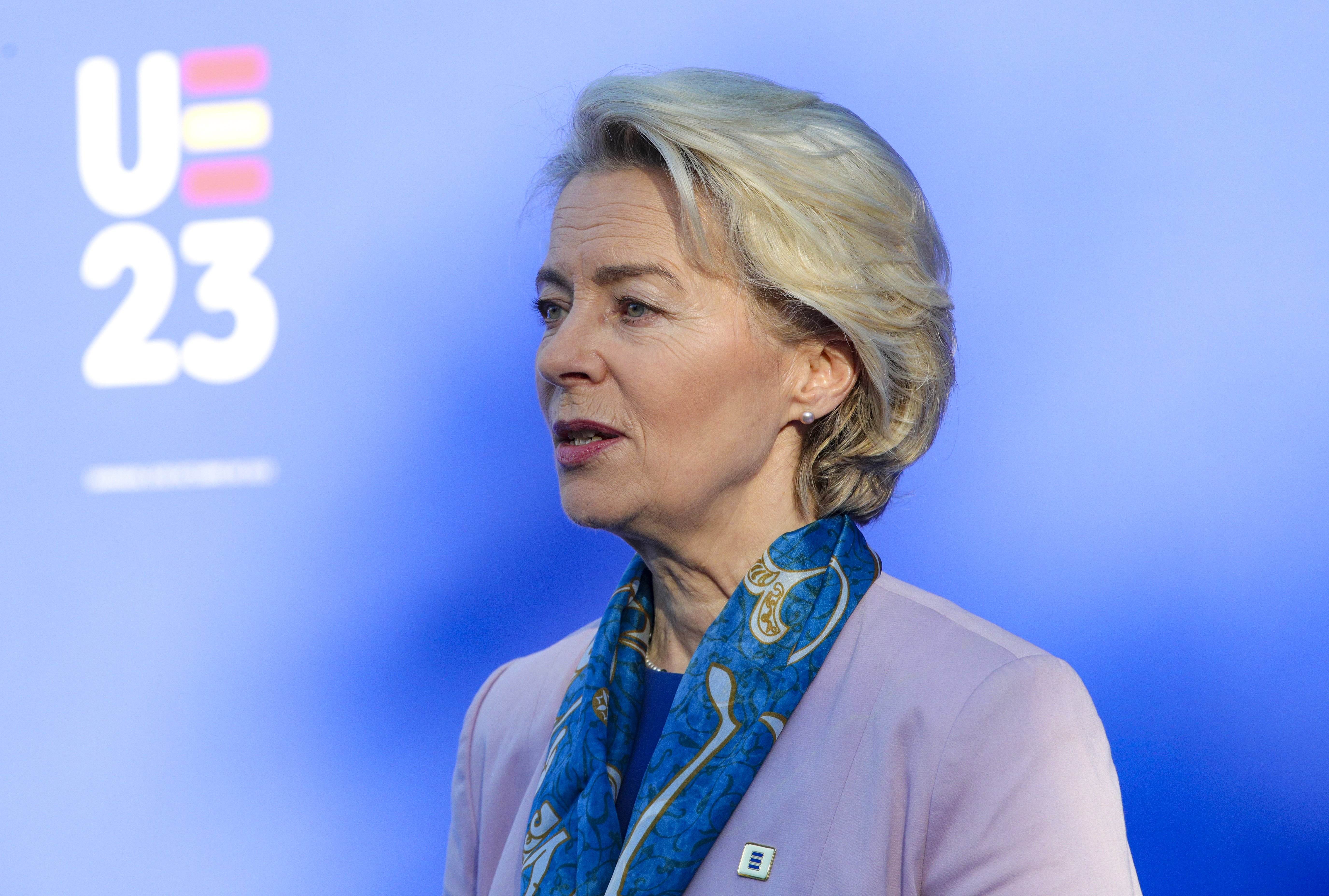 Von der Leyen assegura amb contundència que "el finançament de la UE no anirà mai a Hamàs"