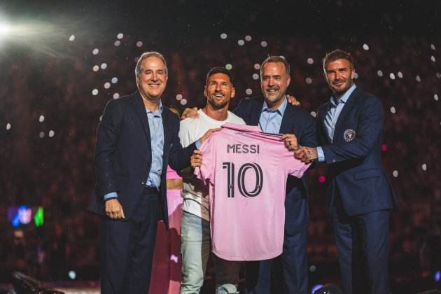 Messi Beckham presentació Inter Miami Europa Press