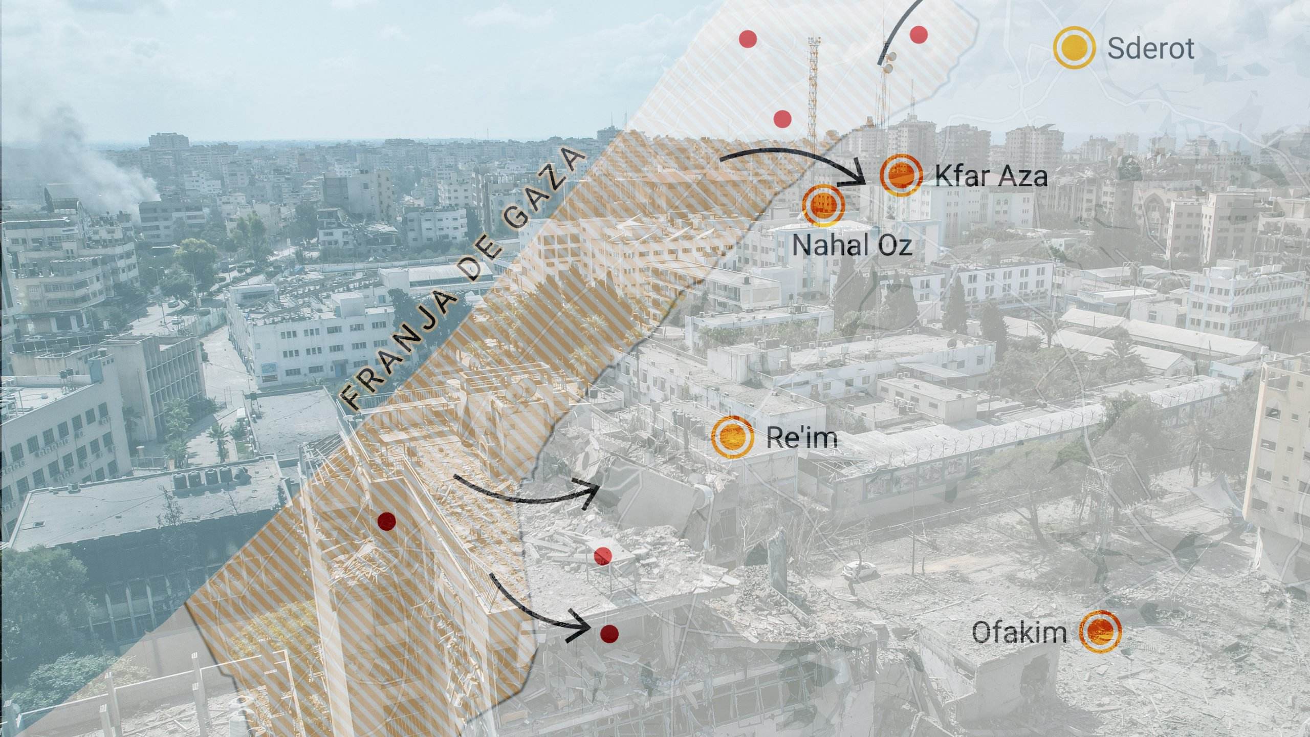 Las claves del conflicto en Israel y Palestina: 7 mapas para entender qué está pasando