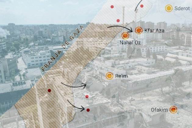 portada mapa israel imatge gaza bombardeig ep