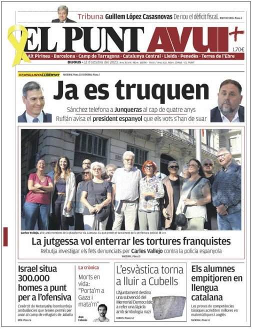 el punt avui 12 octubre