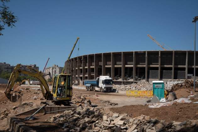 El Camp Nou en obres / Foto: Europa Press - David Zorrakino