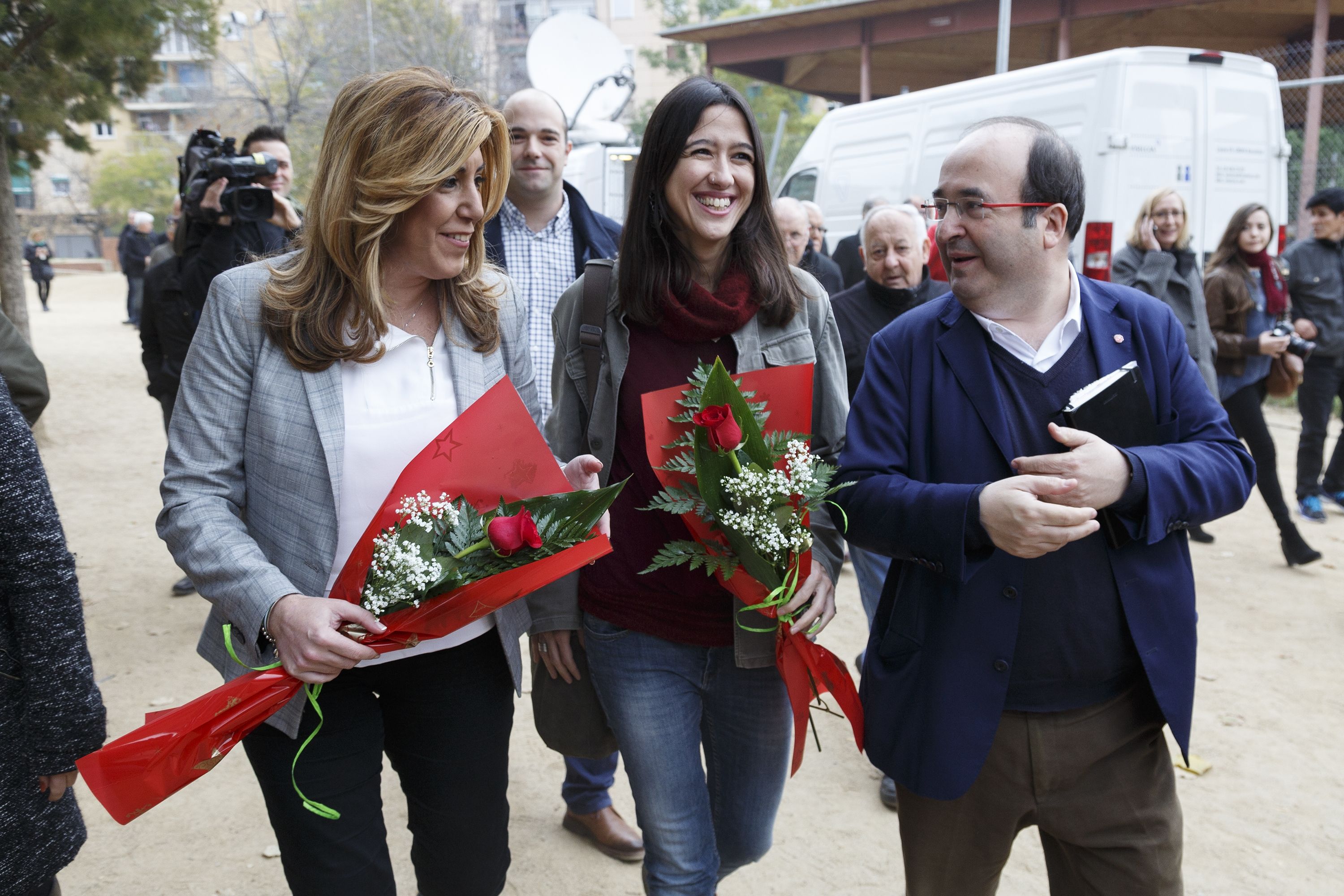 Susana Díaz está convencida de que PSOE y PSC seguirán juntos