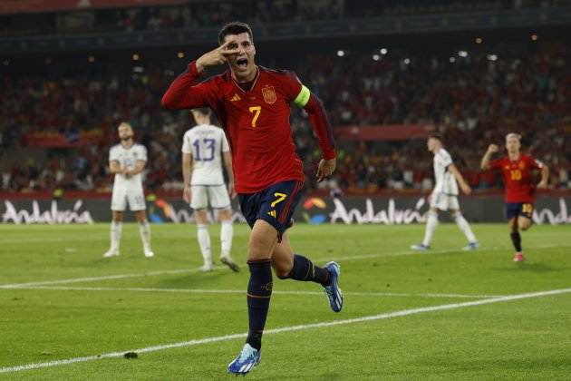 Álvaro Morata gol Escocia Álvaro Morata gol Escocia