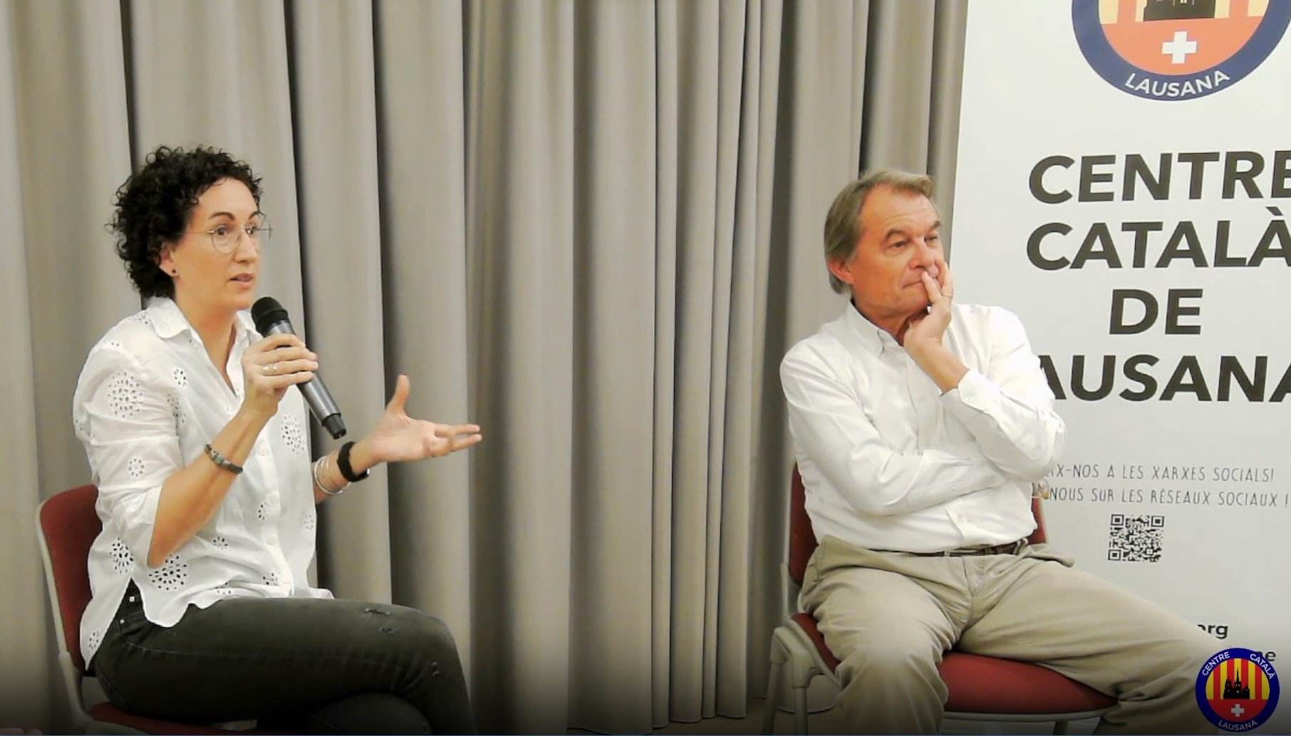 Mas y Rovira ven que la amnistía no es suficiente, pero instan a ser "pragmáticos": "Es una carrera de fondo"