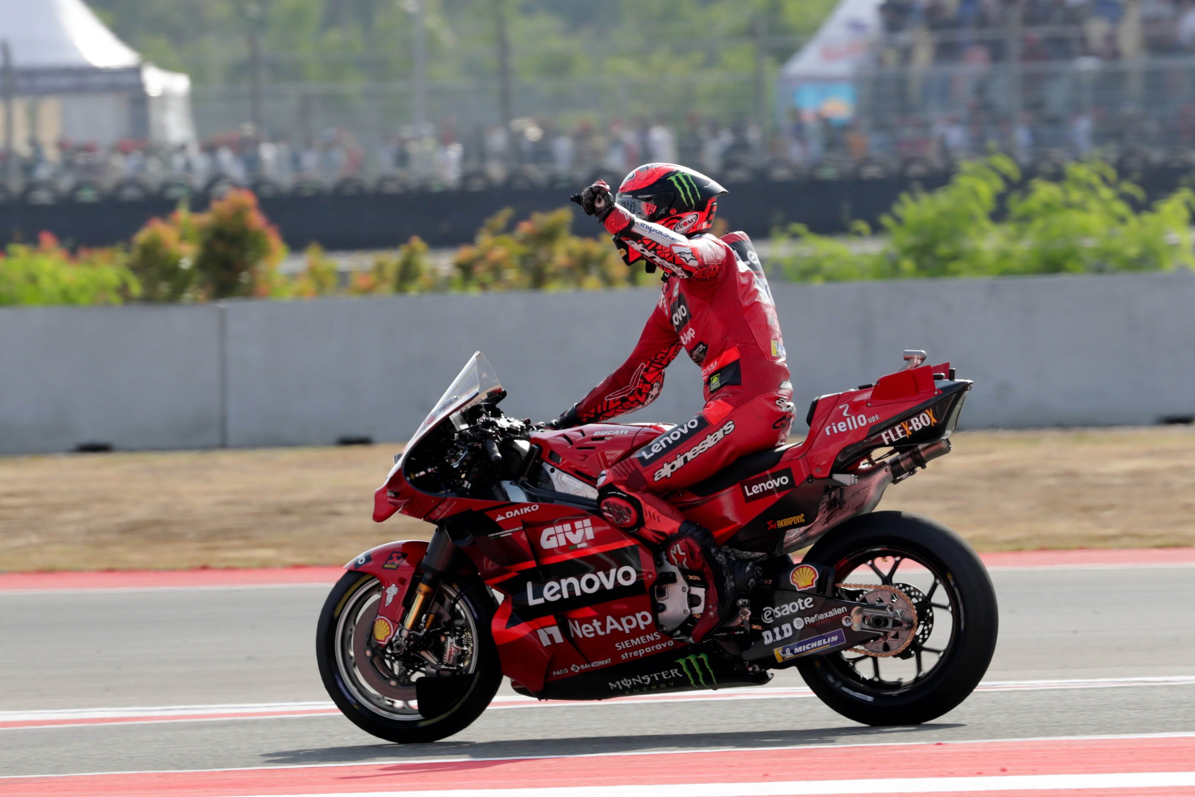 Jorge Martín cau al GP d'Indonèsia i Pecco Bagnaia recupera el liderat del Mundial