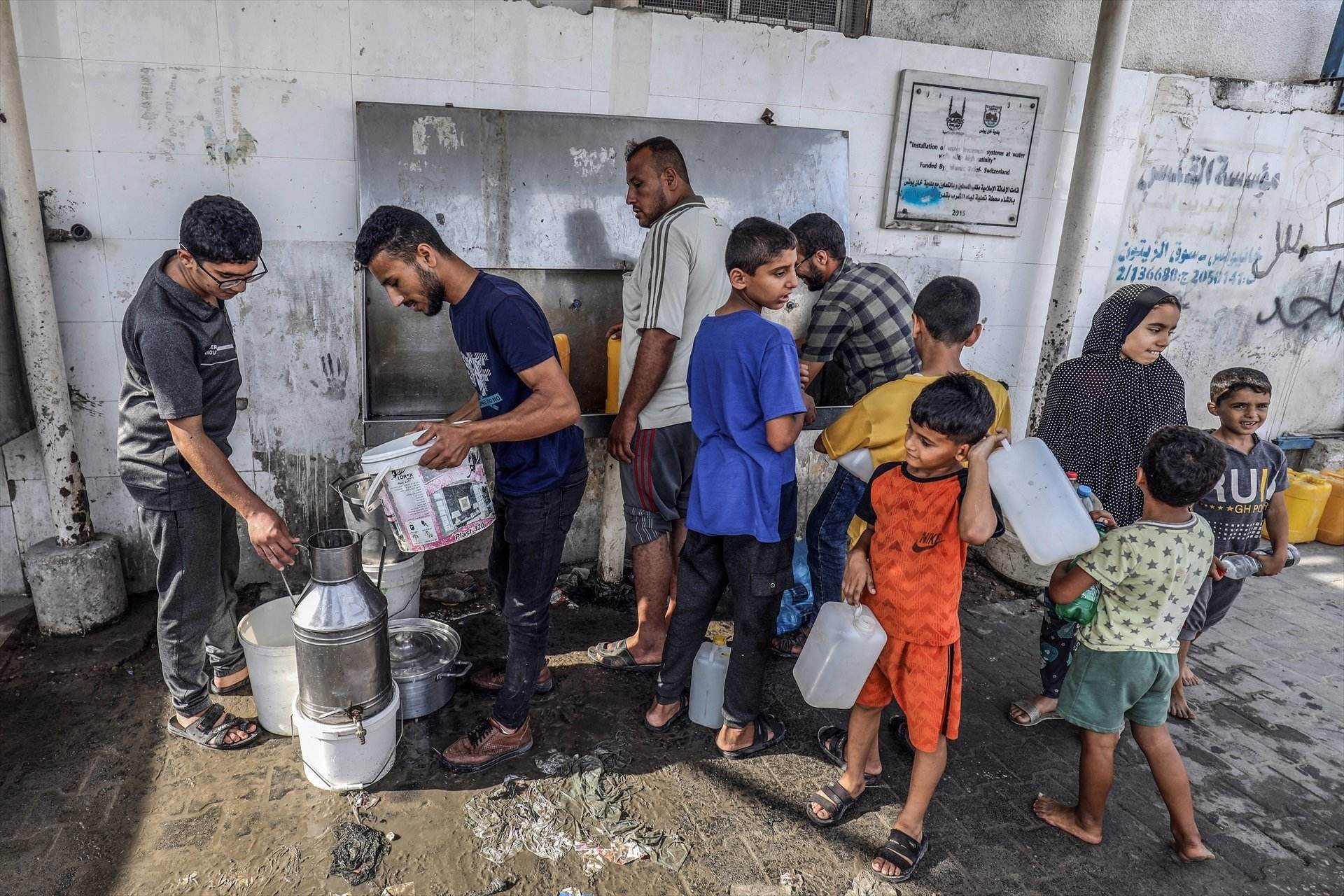 Israel comunica a Estados Unidos que reanuda el suministro de agua en el sur de Gaza