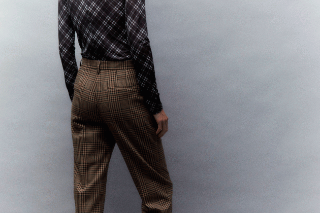 Pantalón de vestir a cuadros1 Pantalón de vestir a cuadros1