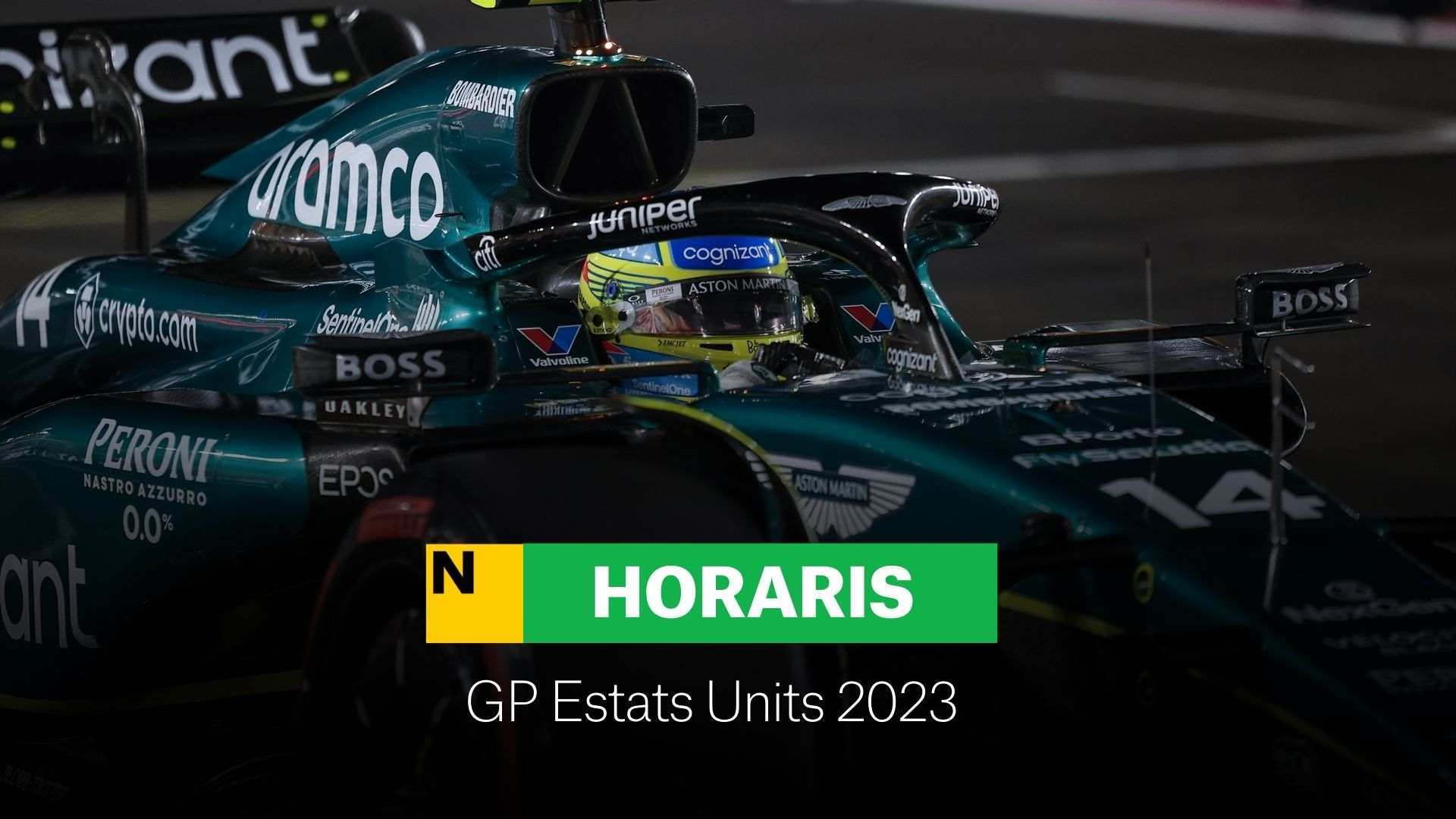 F1 GP Estados Unidos: horario y dónde ver la carrera de la Fórmula 1 2023 con Alonso y Sainz