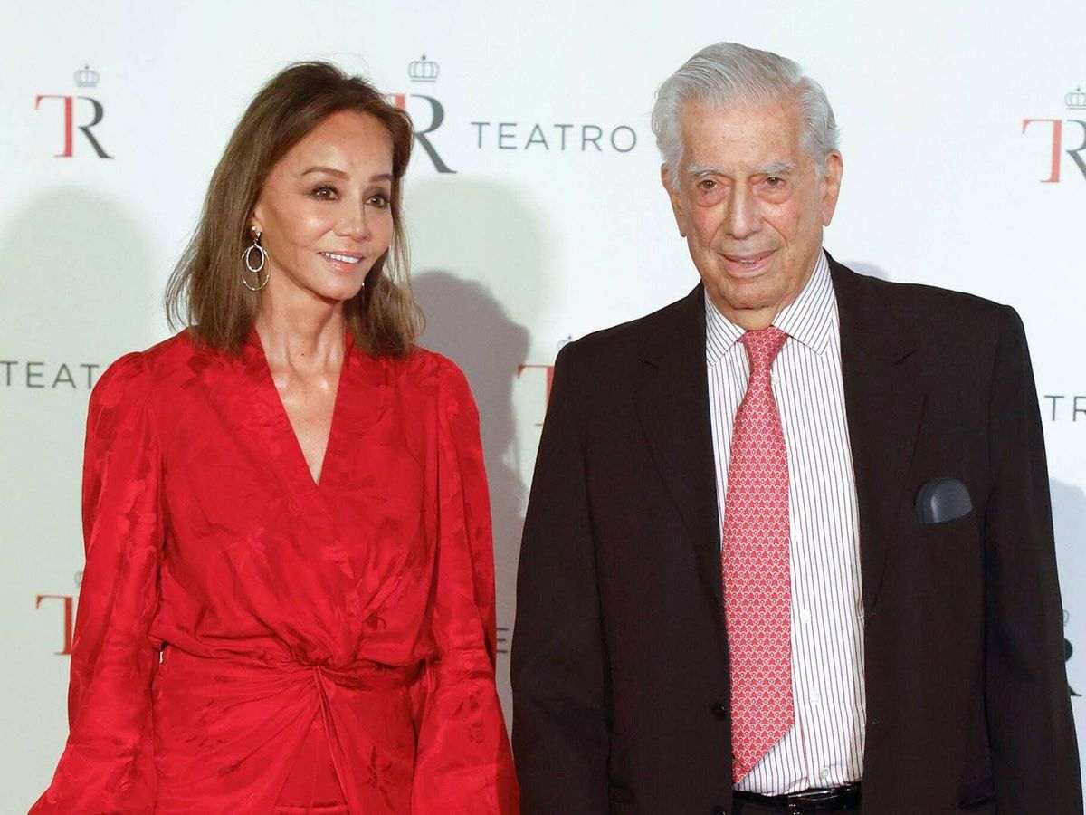 Mario Vargas Llosa i Isabel Preysler teatre real Mario Vargas Llosa i Isabel Preysler teatre real