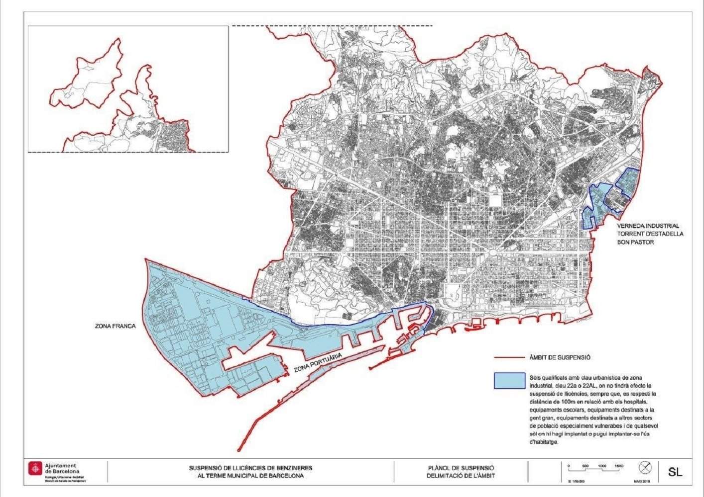 Barcelona suspende durante un año la concesión de licencias para nuevas gasolineras