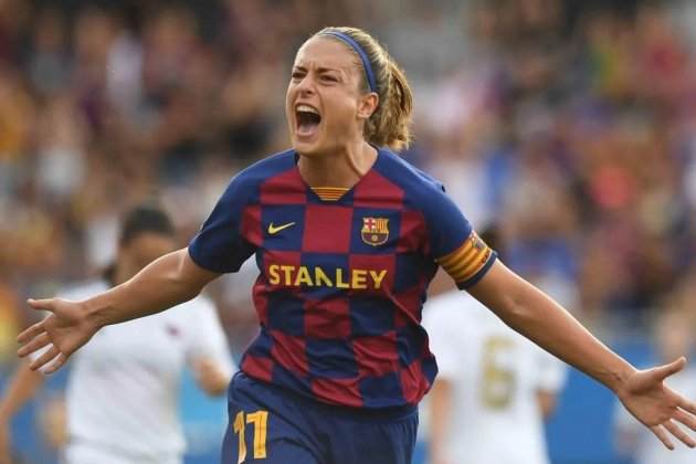 Alexia Putellas, en su debut goleador con el Barça en el Johan Cruyff / Foto: FC Barcelona