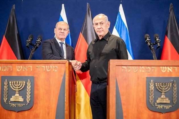 Olaf Scjolz amb Netanyahu / Foto: Europa Press Olaf Scjolz amb Netanyahu / Foto: Europa Press