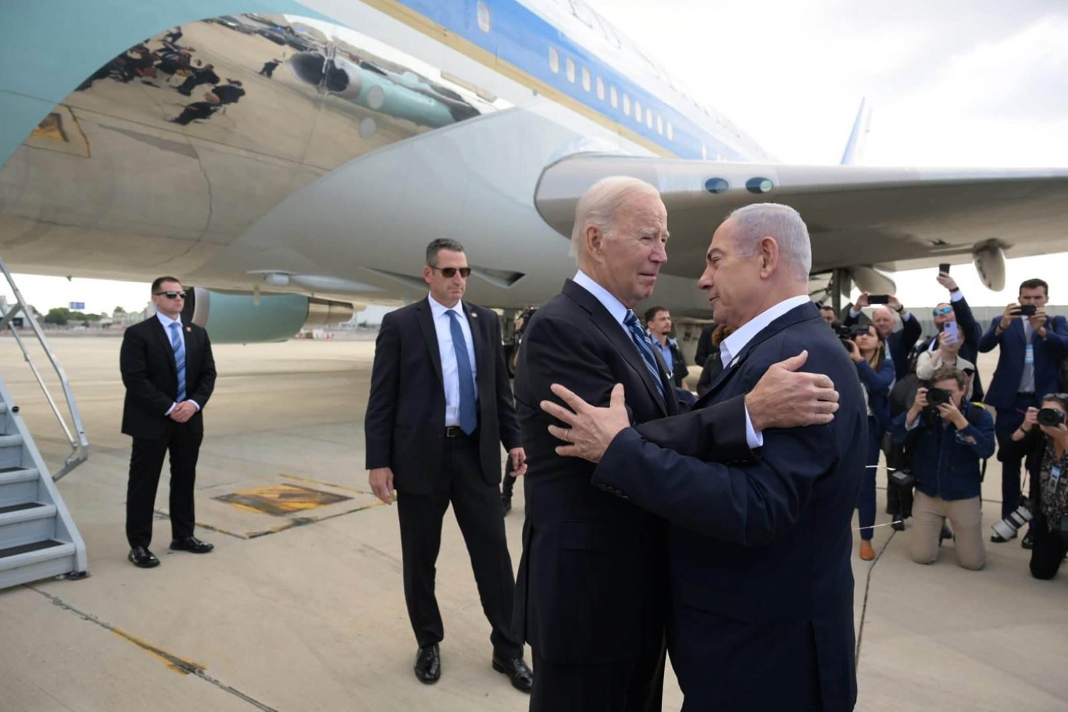 Biden, desde Israel: "Estoy aquí para que todo el mundo sepa cuál es la postura de EE.UU."