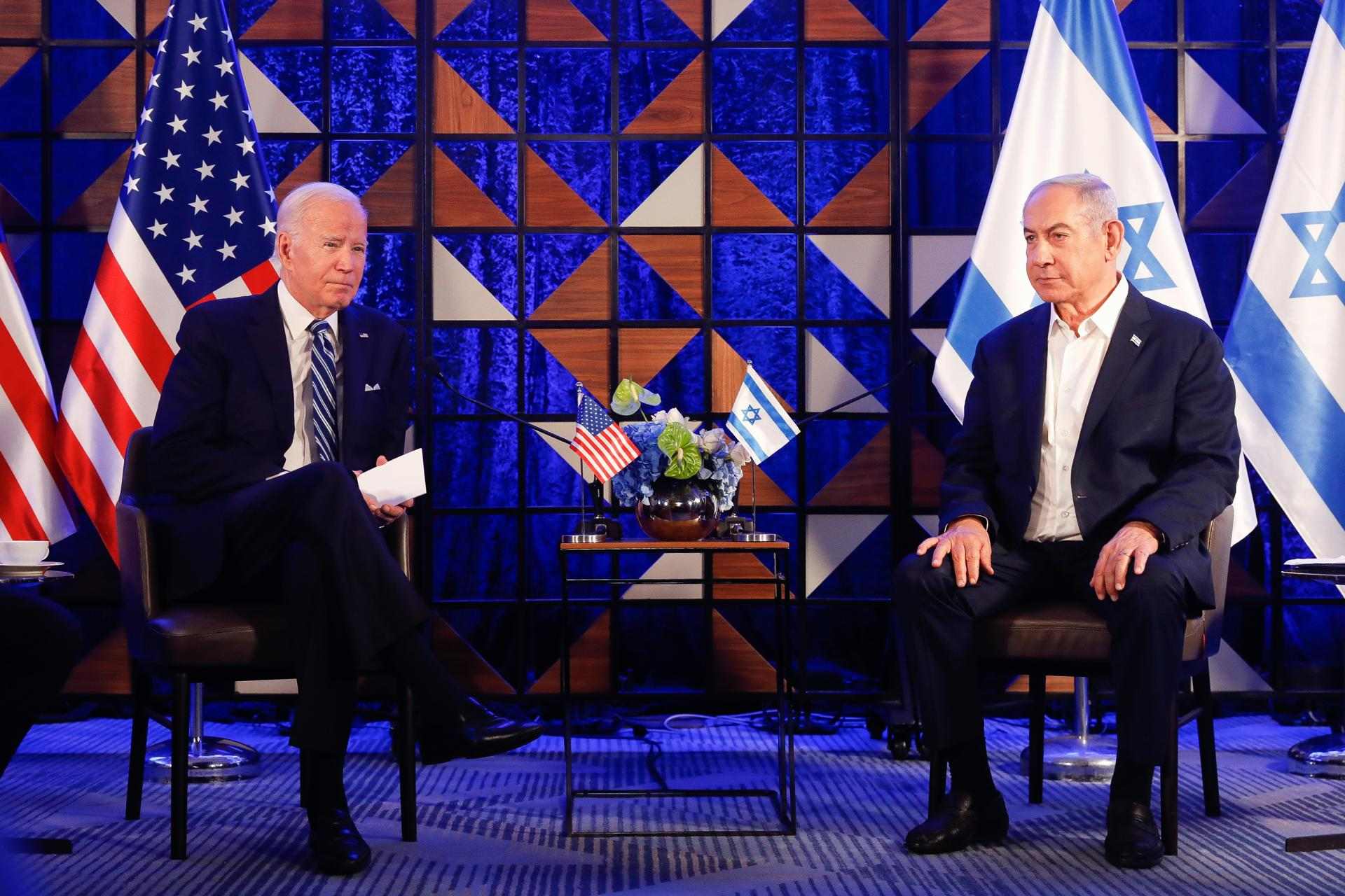 Biden desvincula a Israel del ataque contra un hospital de Gaza: "Ha sido un cohete terrorista fallido"