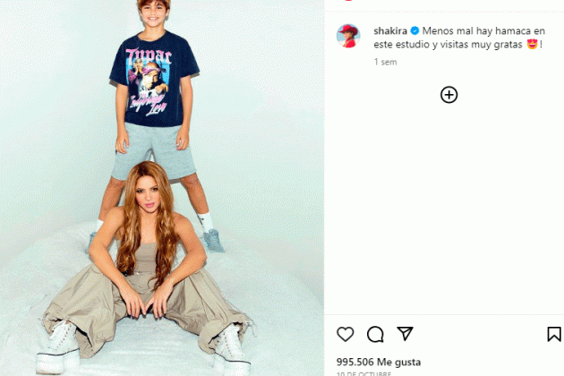 Shakira y Milan Shakira y Milan