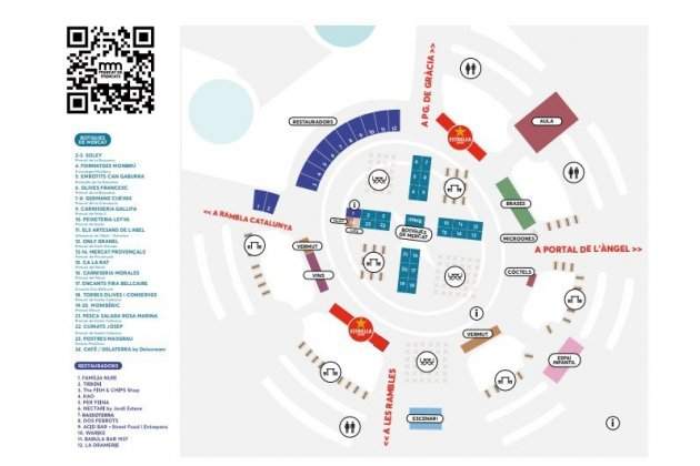 Diferents espais de la fira Mercat de Mercats - Ajuntament de Barcelona Diferents espais de la fira Mercat de Mercats - Ajuntament de Barcelona