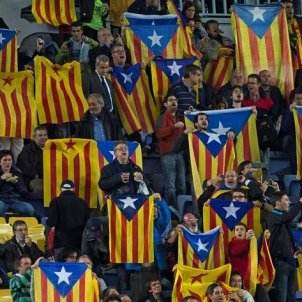 ESTELADES CAMP NOU - efe ESTELADES CAMP NOU - efe