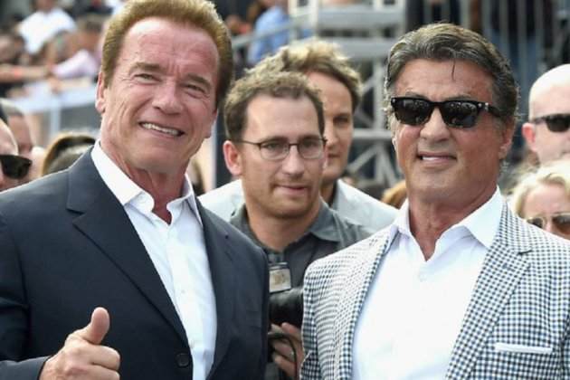Arnold Schwarzenegger y Sylvester Stallone Arnold Schwarzenegger y Sylvester Stallone