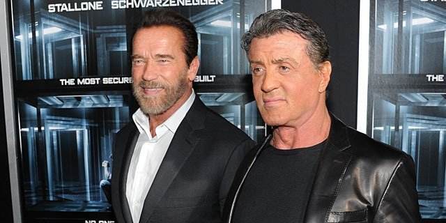 Arnold Schwarzenegger y Sylvester Stallone Arnold Schwarzenegger y Sylvester Stallone