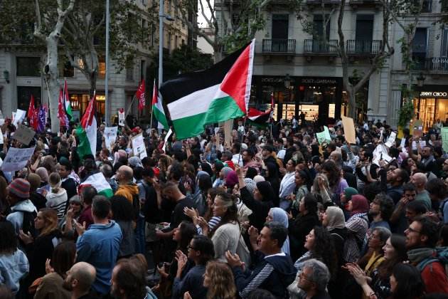 manifestació palestina a barcelona / Foto: Miquel Muñoz manifestació palestina a barcelona / Foto: Miquel Muñoz