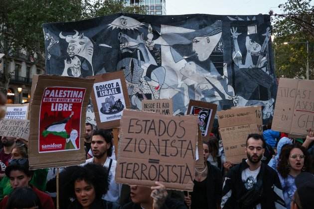 manifestació a favor de Palestina / Foto: Miquel Muñoz manifestació a favor de Palestina / Foto: Miquel Muñoz