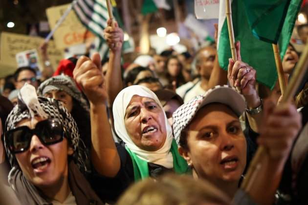 manifestación a favor de Palestina en Barcelona / Foto: Miquel Muñoz