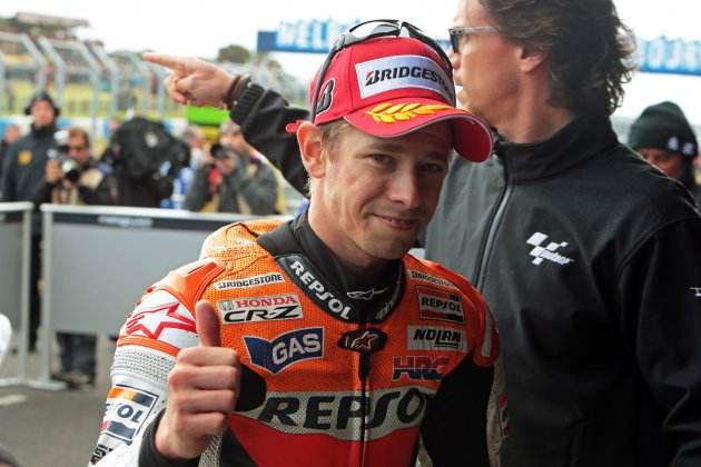 Casey Stoner, durant la seva etapa en Honda / Foto: Europa Press