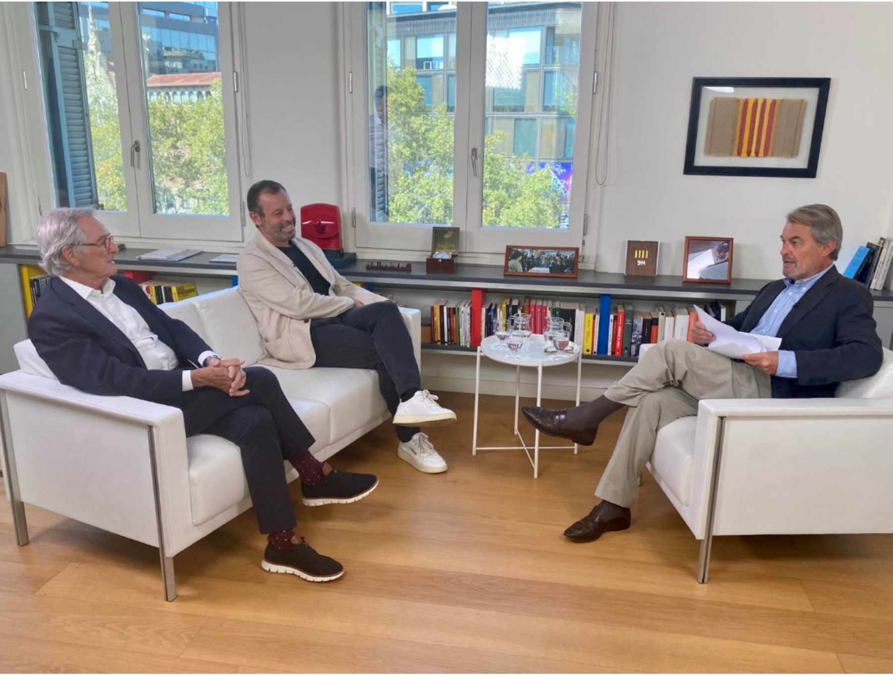 Mas, Trias y Rosell se instan a "rebelarse" por la "conjura" de la Operación Catalunya: "No pararemos"