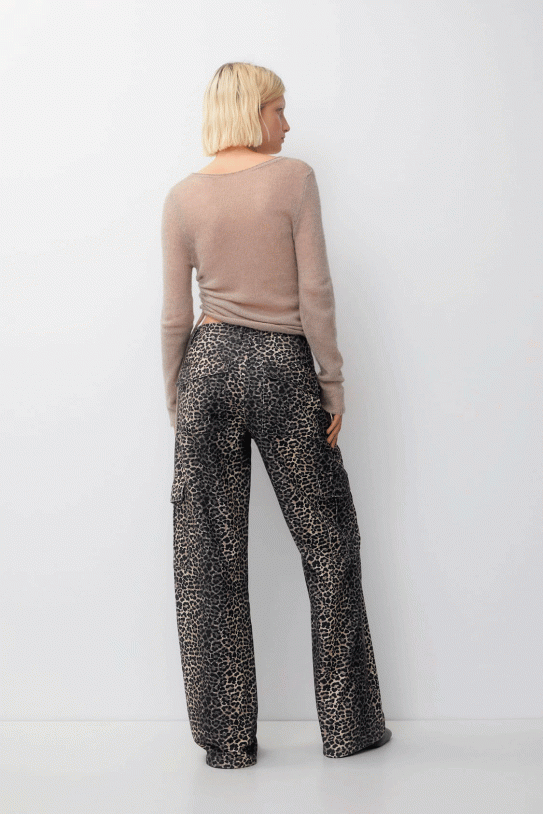 Pantalón cargo estampado Pantalón cargo estampado
