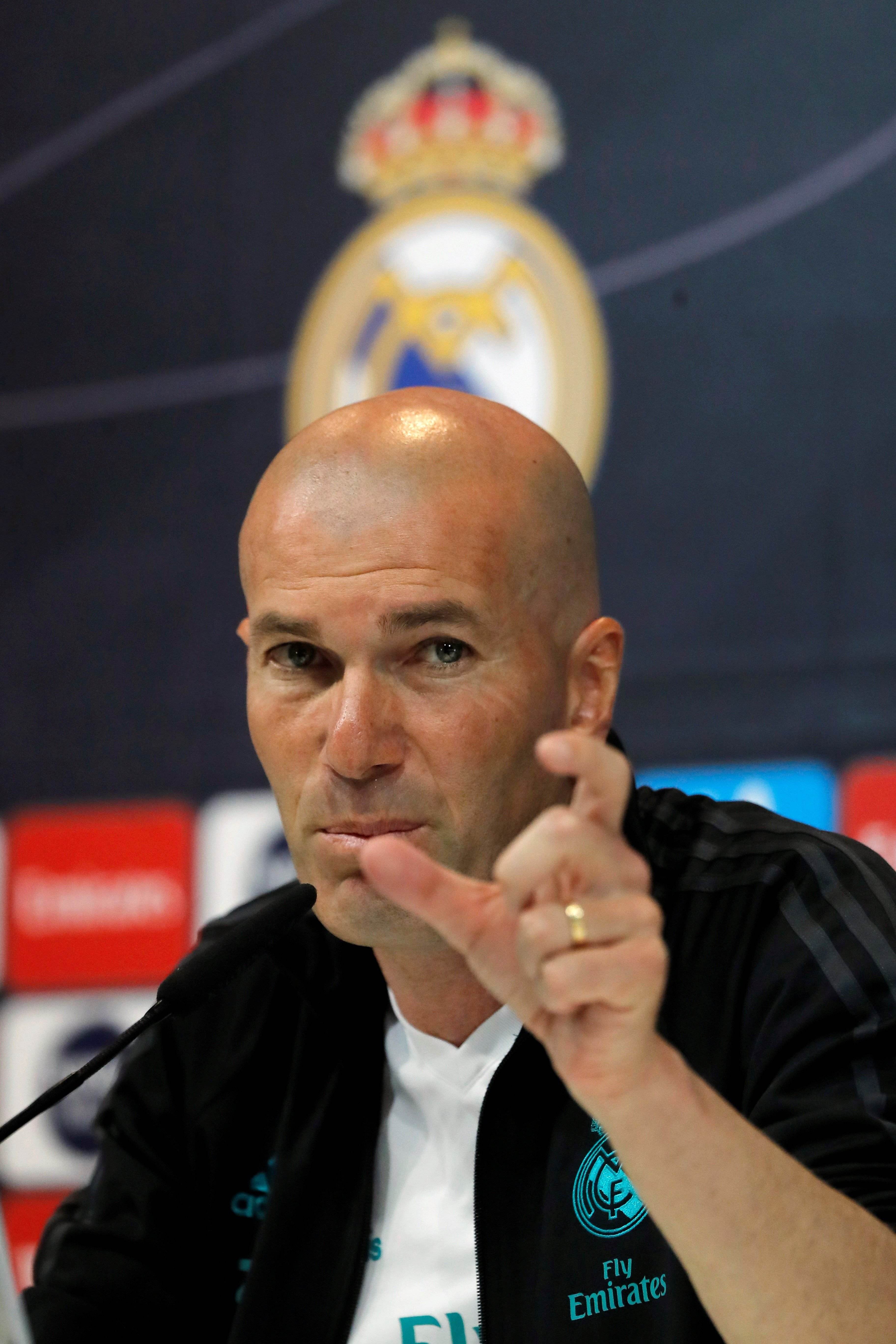 Zidane no té poder: "Jo no mano ni a casa meva"