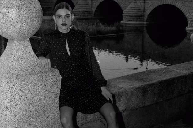 Vestit mini amb pigues|llunes Vestit mini amb pigues|llunes