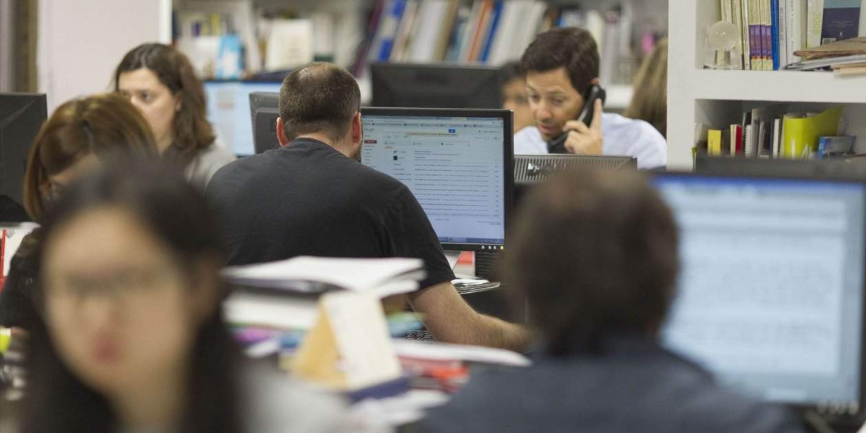 EuropaPress 1296216 oficina ordenadores trabajo trabajando empleo desempleo paro trabajador