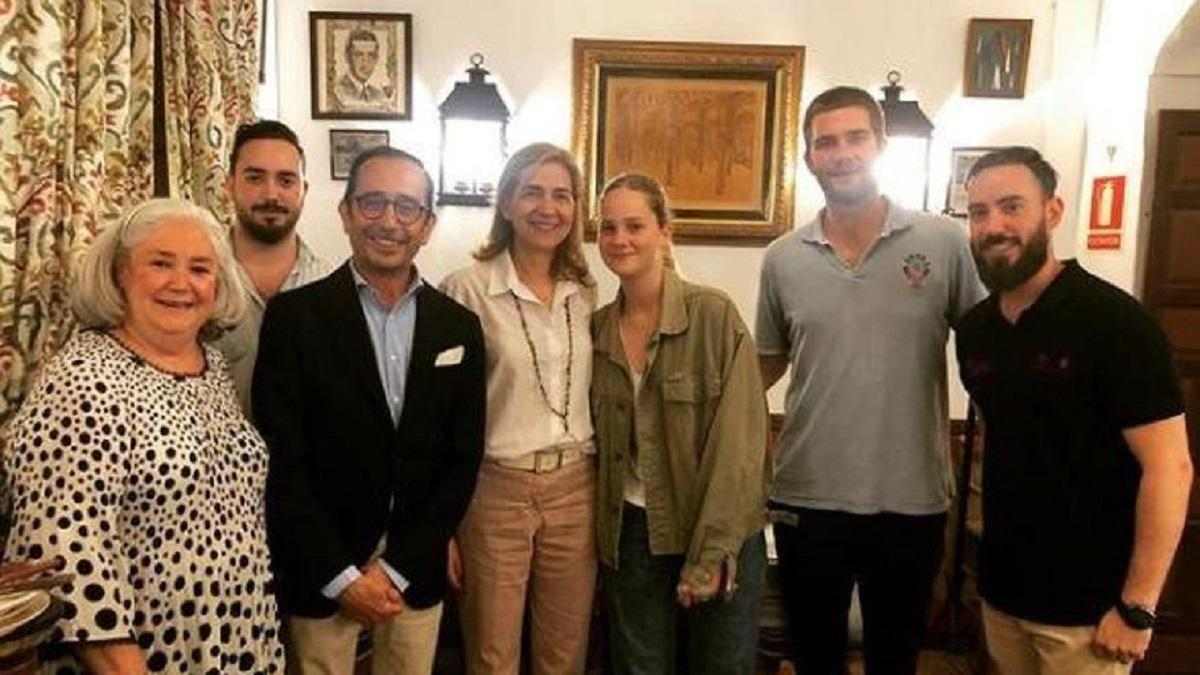 Infanta Cristina, dinar en Córdoba