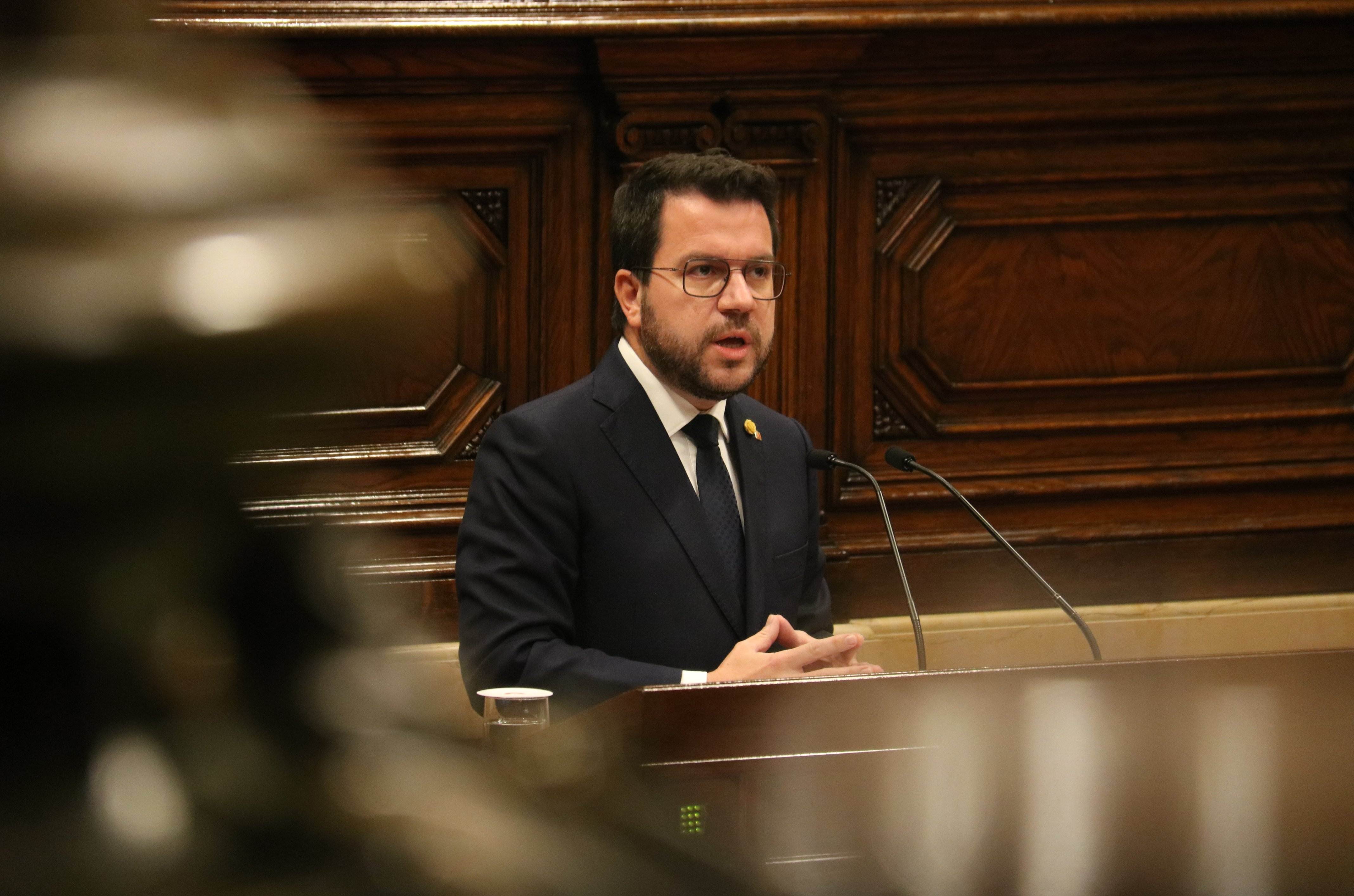 Aragonès diu que el referèndum "pot ser en aquesta legislatura o en un altre moment"