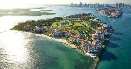 Fisher Island, vista aérea Fisher Island, vista aérea