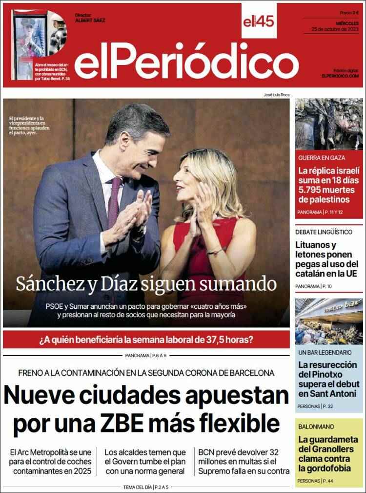 elperiodico 25 oct 23 elperiodico 25 oct 23