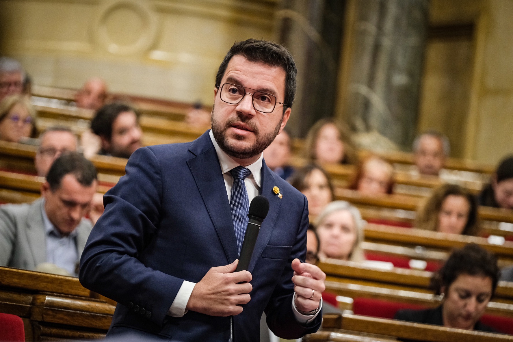 Aragonès asks MPs not to feed a "growing polarization" in Catalonia over Israel-Hamas conflict