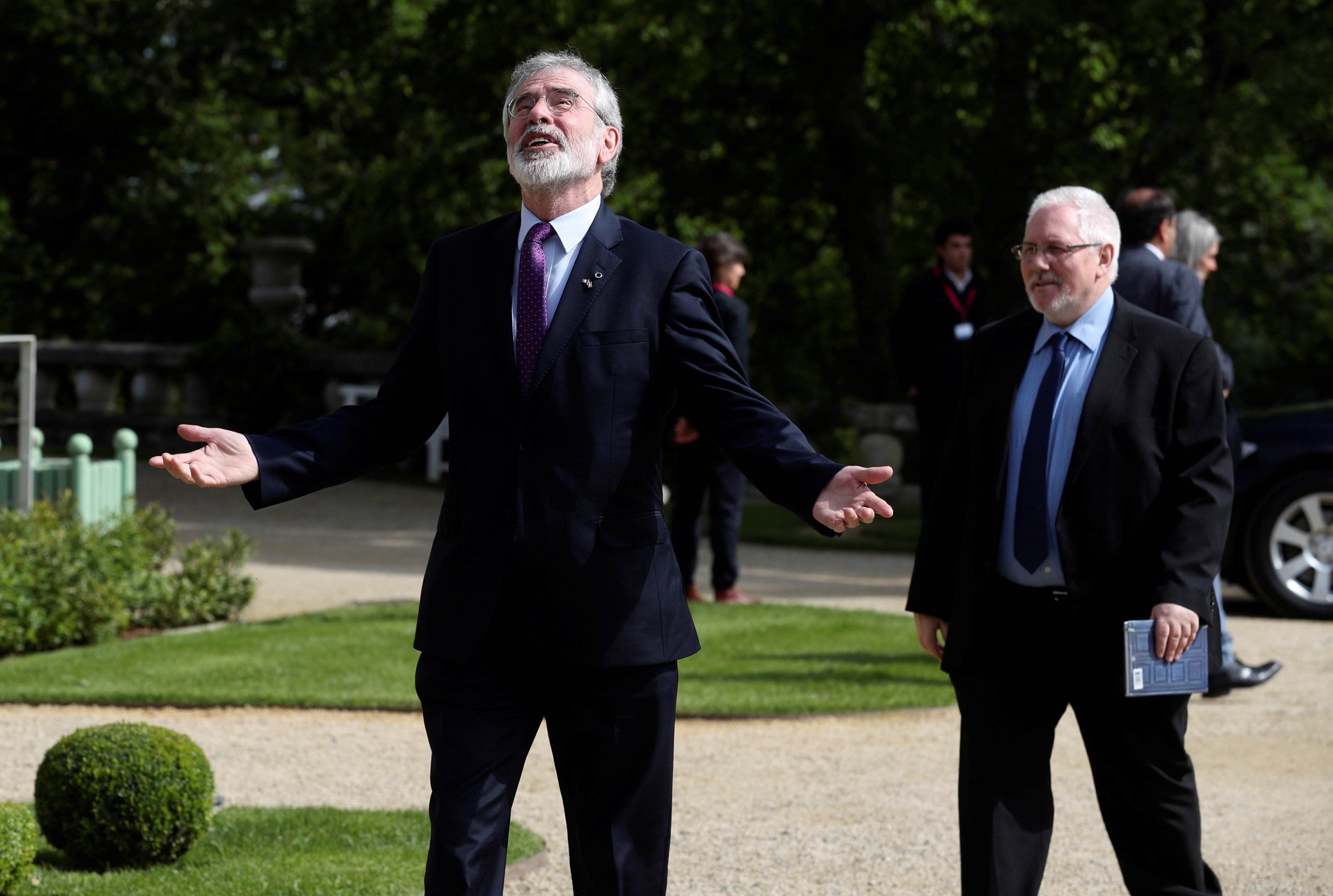Gerry Adams reclama el suport de la comunitat internacional i la UE a Catalunya