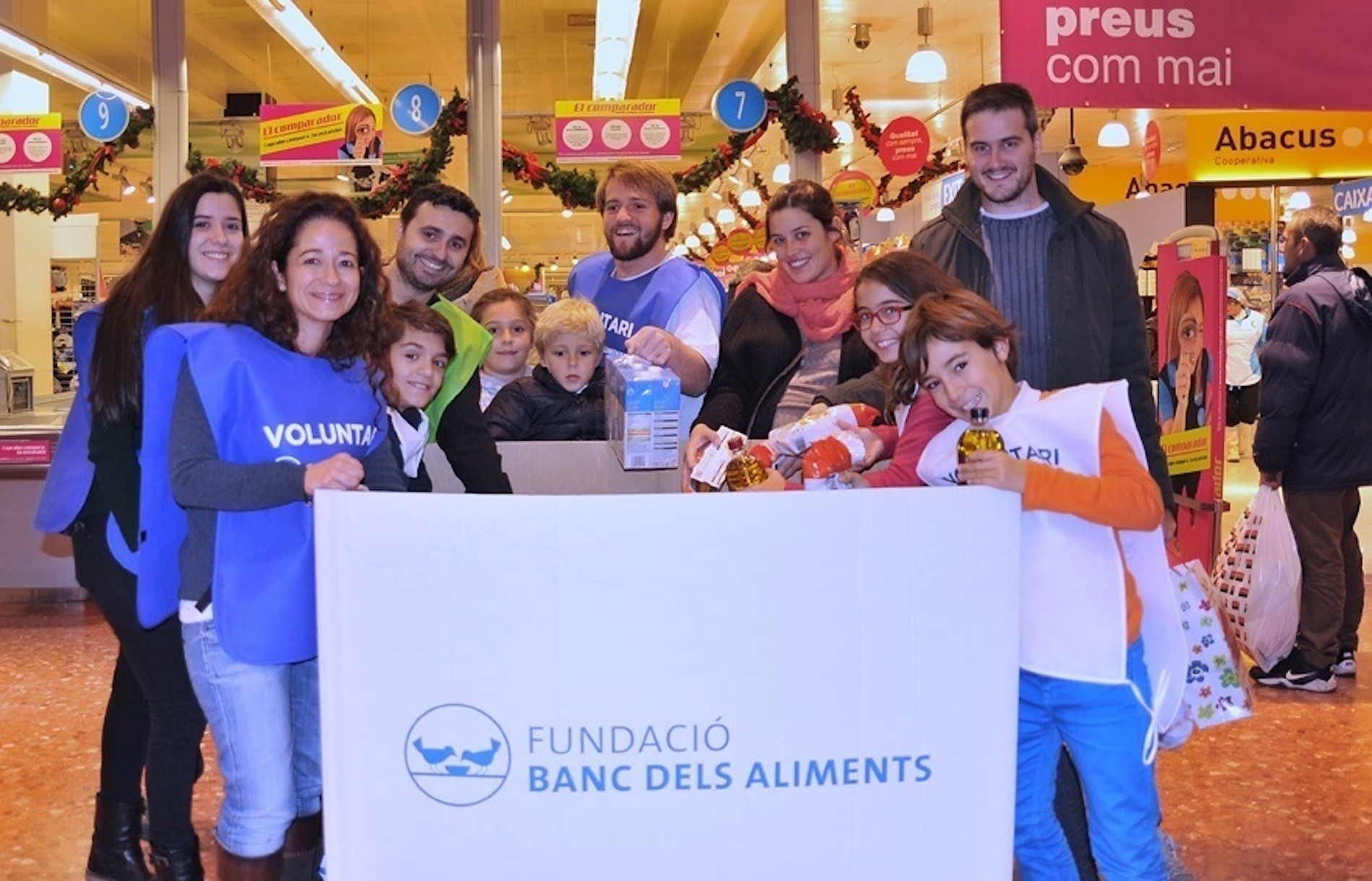 En marcha la nueva edición del Gran Recapte d’Aliments: hacen falta 18.000 voluntarios