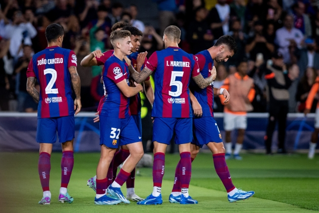 Celebració gol Barça Shakhtar Donetsk / Foto: Europa Press