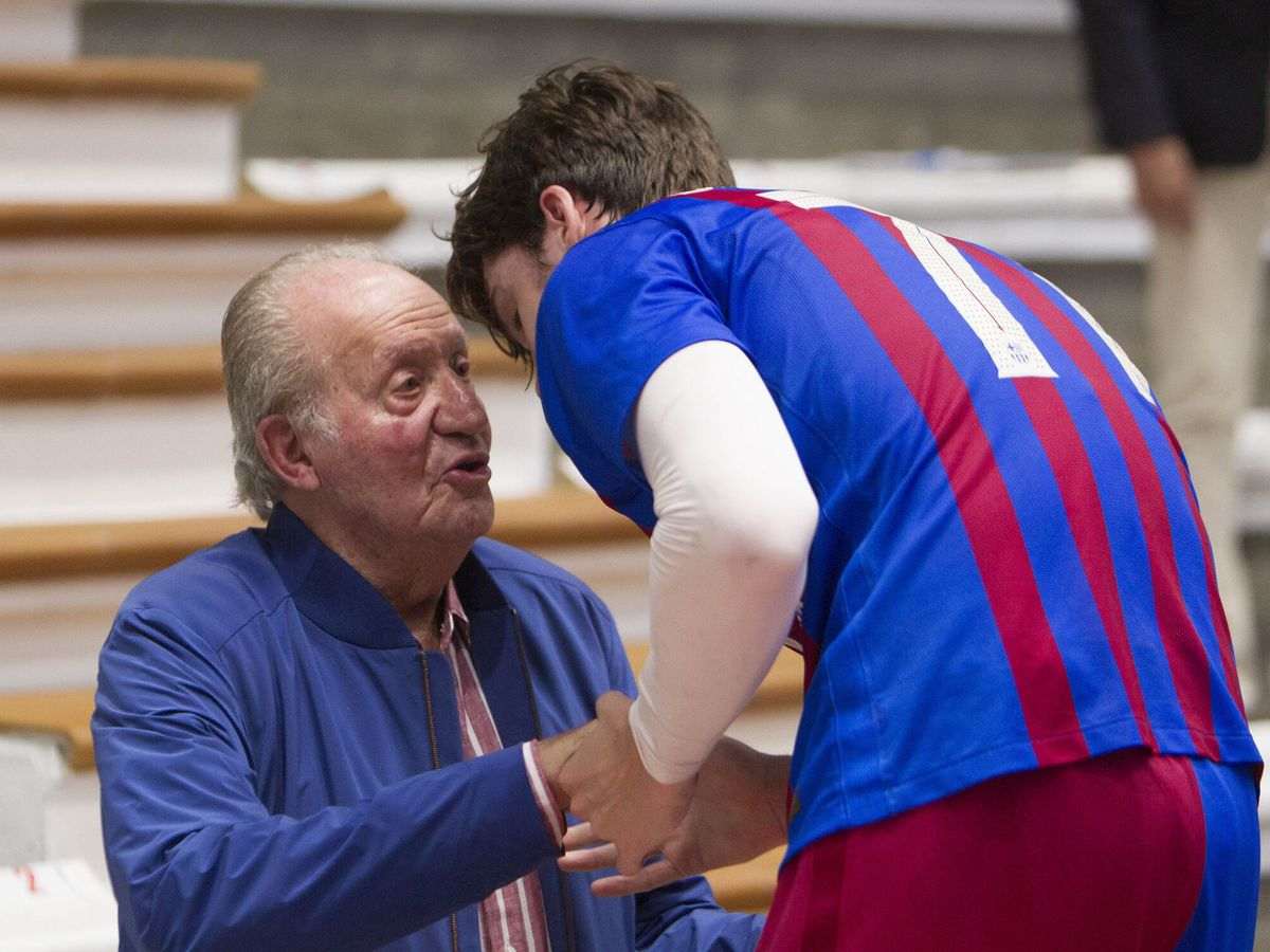 Juan Carlos y Pablo Urdangarin Juan Carlos y Pablo Urdangarin