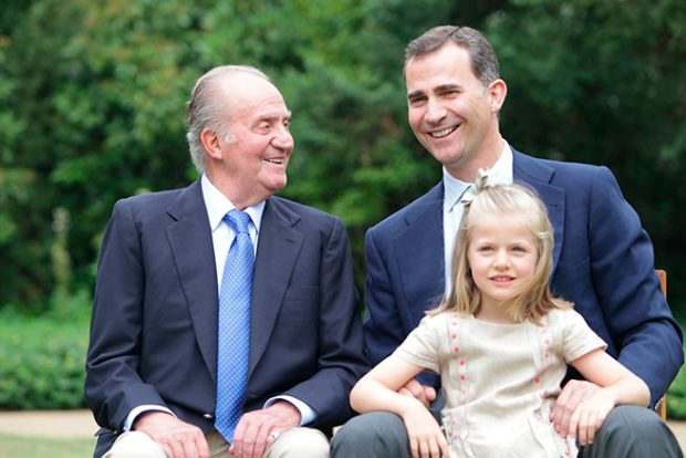 Juan Carlos, Felipe y Leonor, EFE