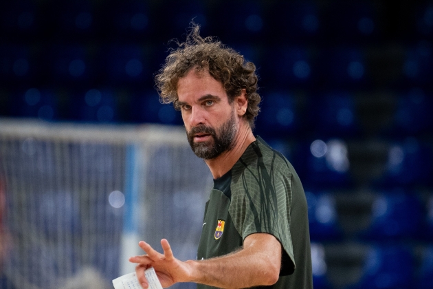 Roger Grimau entrenamiento Barça / Foto: FC Barcelona Roger Grimau entrenamiento Barça / Foto: FC Barcelona