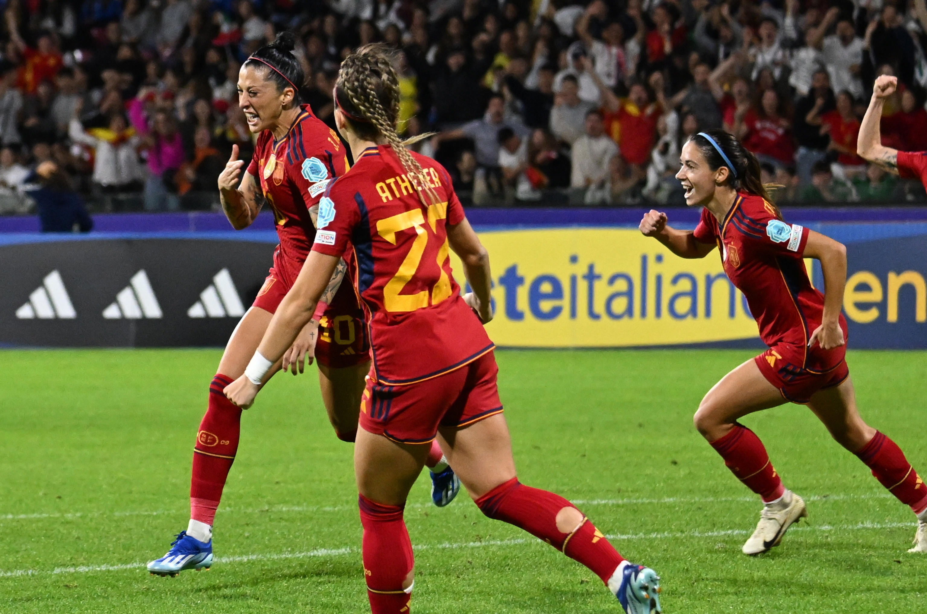 Jenni Hermoso torna per la porta gran a Itàlia i Espanya solidifica el seu lideratge a la Nations League (0-1)