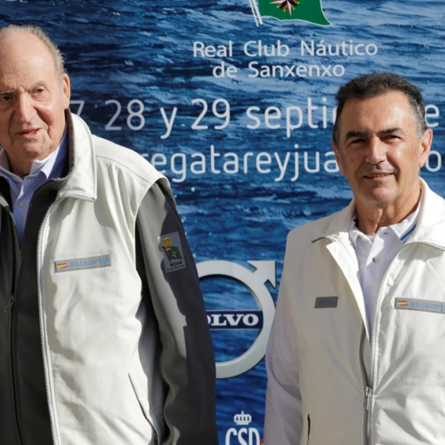 Juan Carlos I y Pedro Campos Juan Carlos I y Pedro Campos