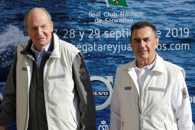 Juan Carlos I y Pedro Campos