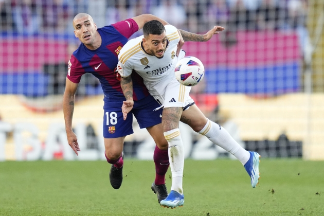 Oriol Romeu Barça Real Madrid Joselu / Foto: EFE Oriol Romeu Barça Real Madrid Joselu / Foto: EFE